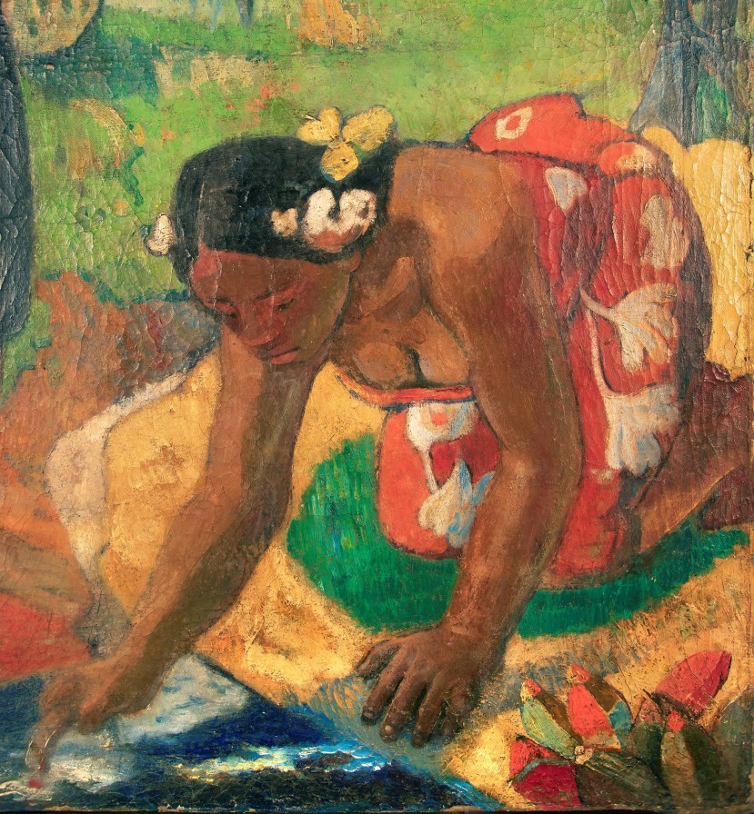 'Beautes a Tahiti - Source sur la mer' by Paul Gauguin