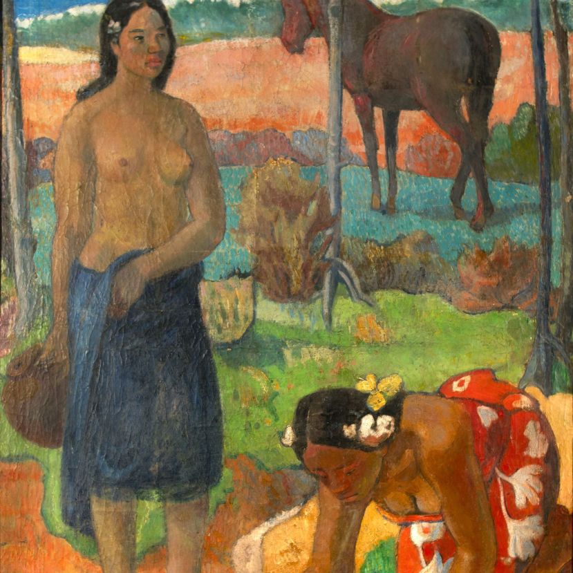 'Beautes a Tahiti - Source sur la mer' by Paul Gauguin